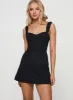 Faubert Mini Dress Black sold by Princess Polly