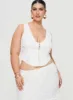 Buttacupe Lace Corset Top White Curve sold by Princess Polly