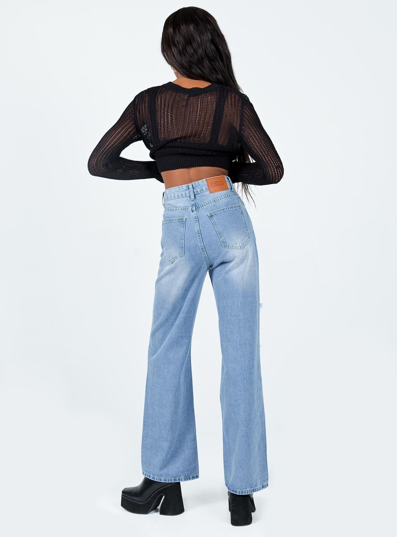 Sintra Oversized Denim Jeans sold by Princess Polly product image thumbnail 5