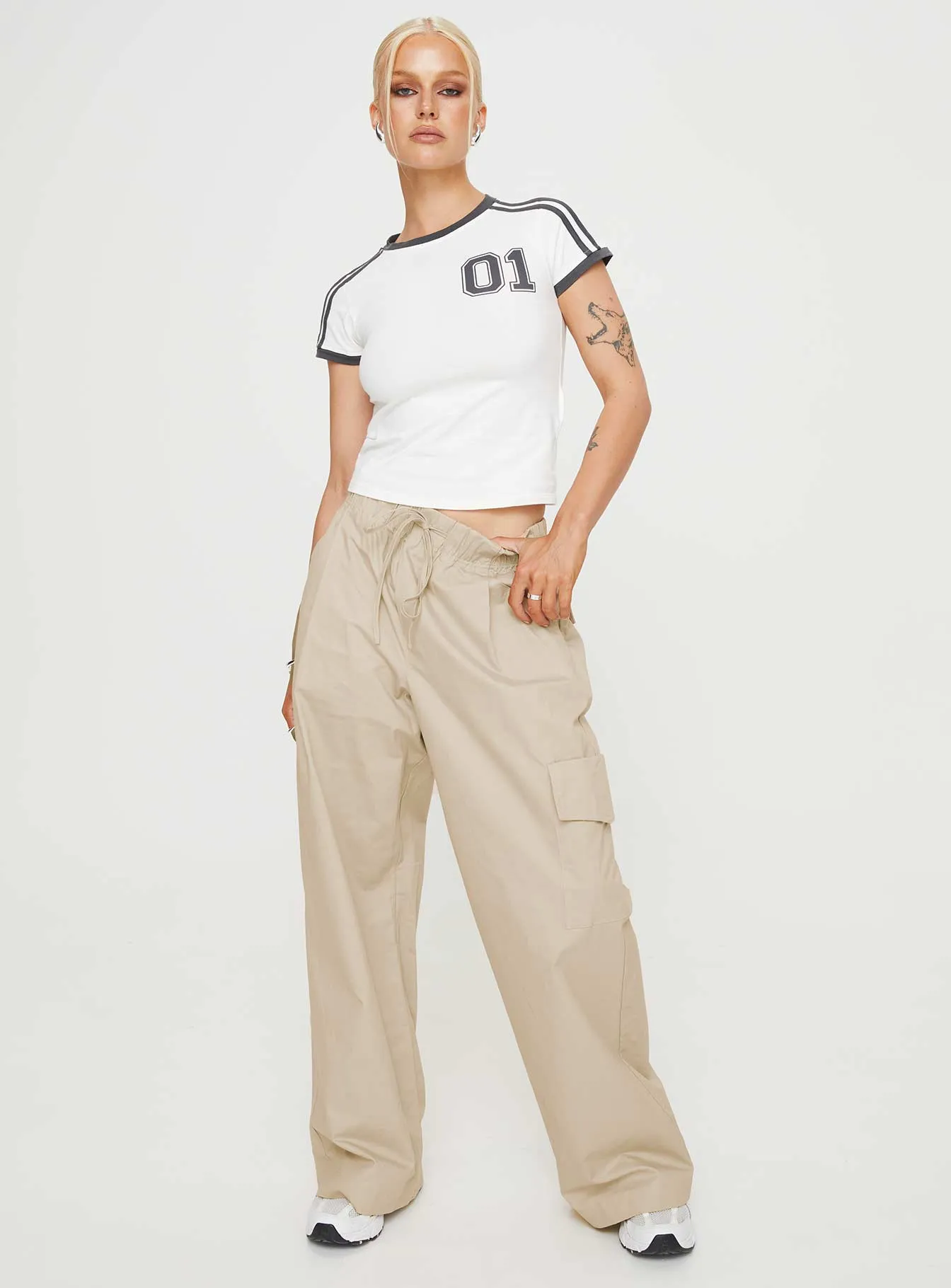 Isadore Cargo Pants Beige sold by Princess Polly product image thumbnail 2