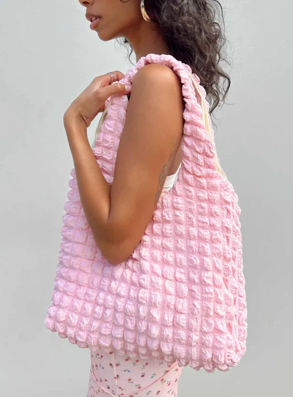 Melbourne Tote Bag Pink sold by Princess Polly