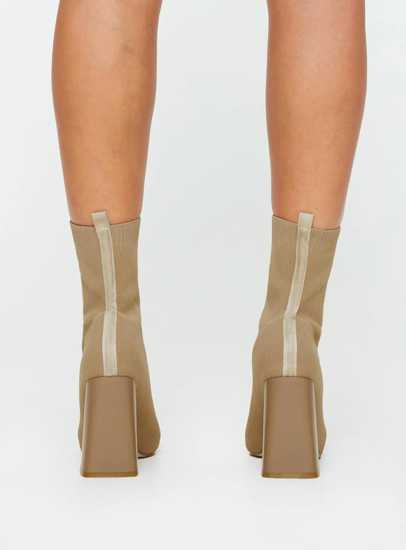 Taken Knit Boots Nude sold by Princess Polly product image thumbnail 4