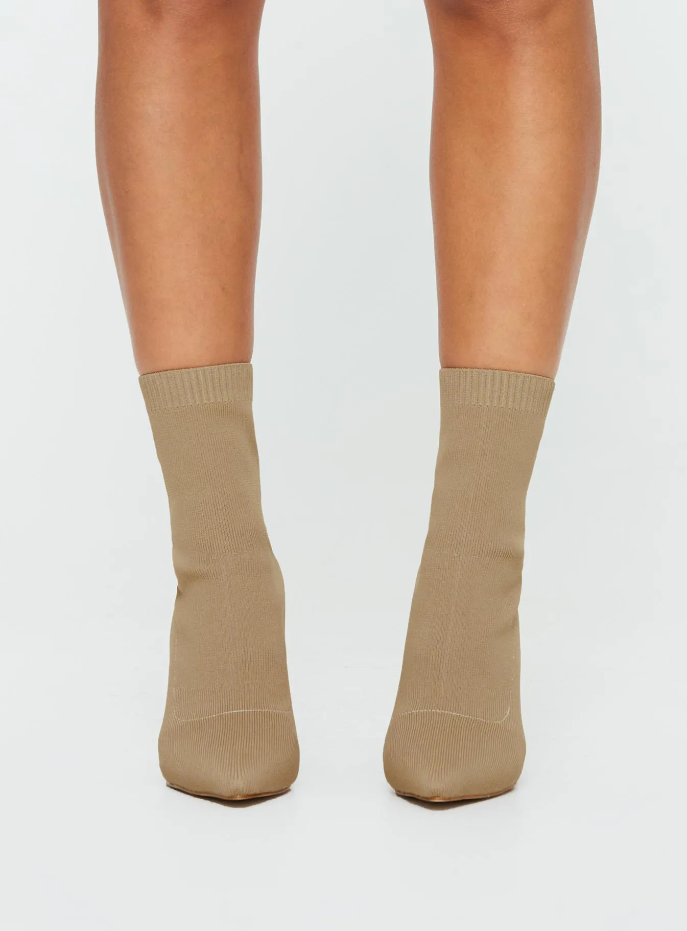 Taken Knit Boots Nude sold by Princess Polly product image thumbnail 2