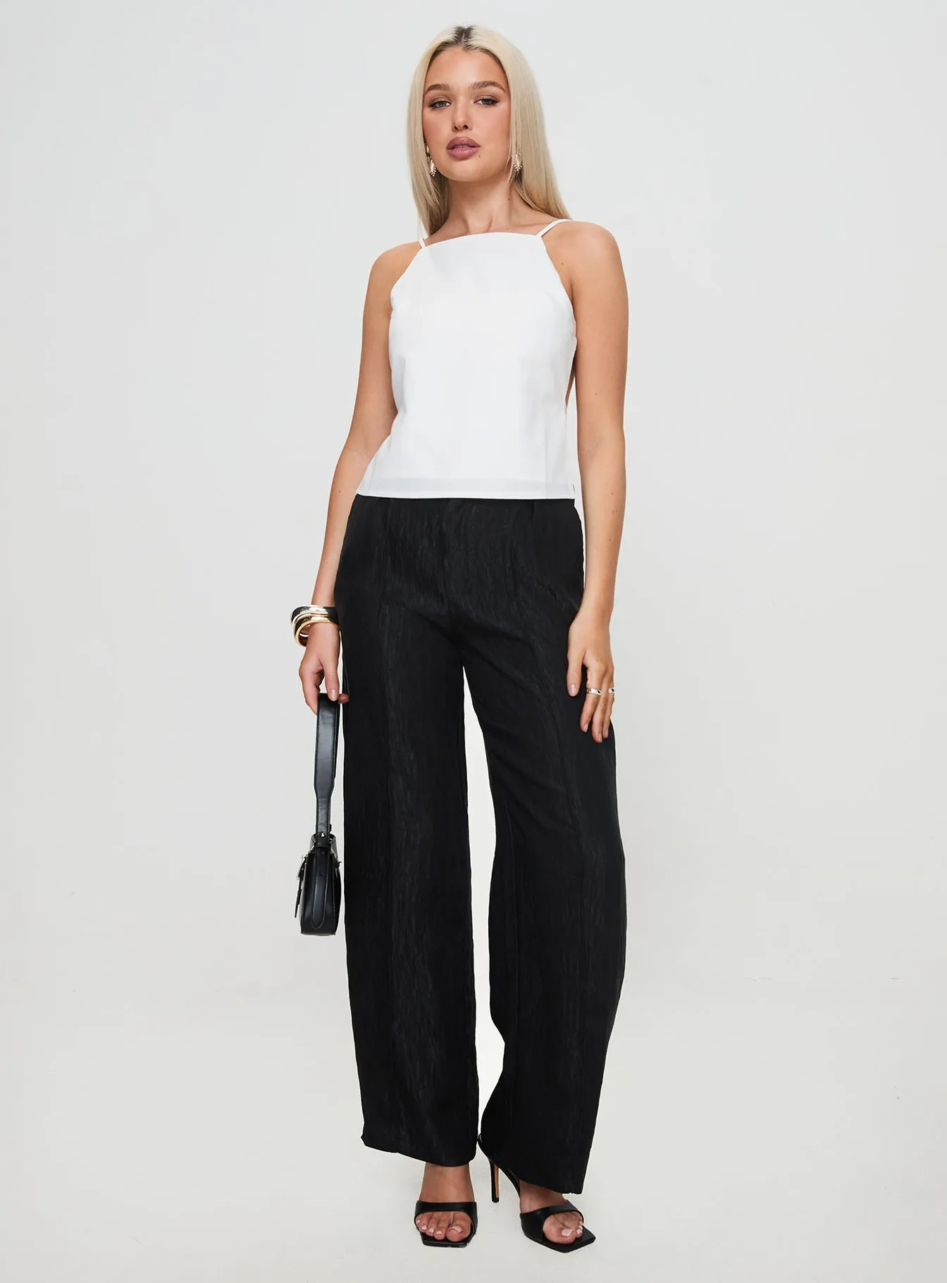 Boy Is Mine Backless Top White sold by Princess Polly product image thumbnail 3