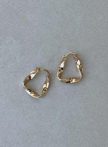 Ritchie Gold Plated Hoop Earrings sold by Princess Polly