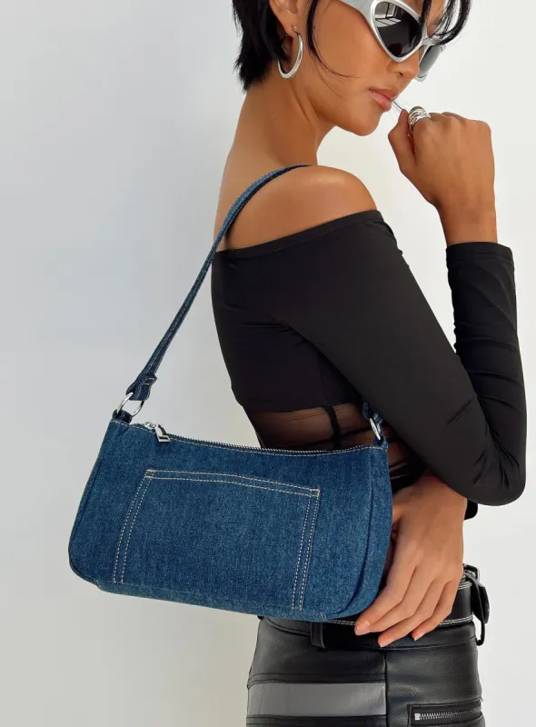 Diva Shoulder Bag Denim sold by Princess Polly