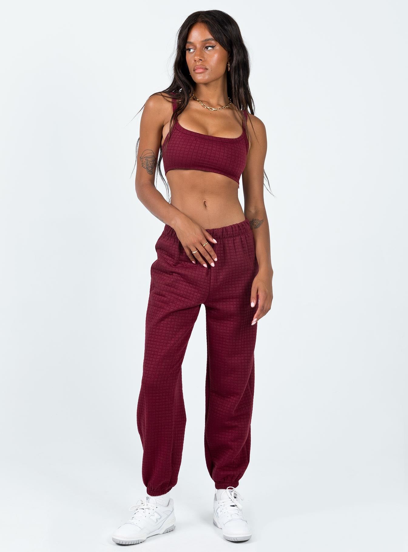 Arabella Set Burgundy sold by Princess Polly product image thumbnail 2