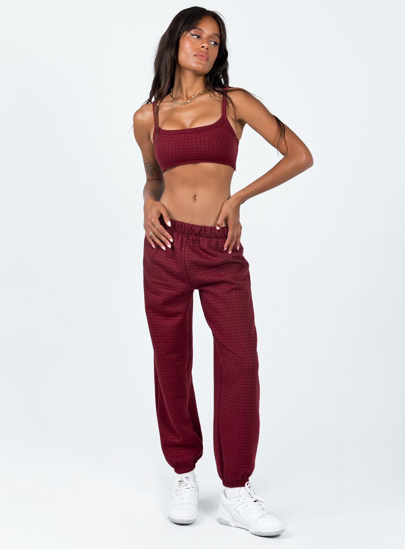 Arabella Set Burgundy sold by Princess Polly product image thumbnail 3
