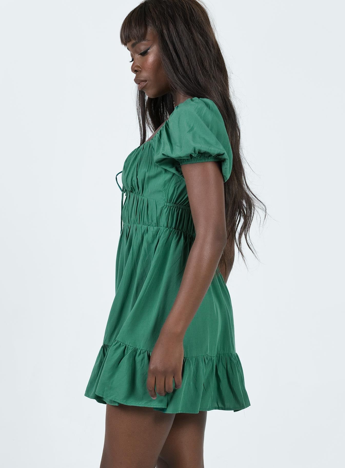 Jacquie Mini Dress Green sold by Princess Polly product image thumbnail 4