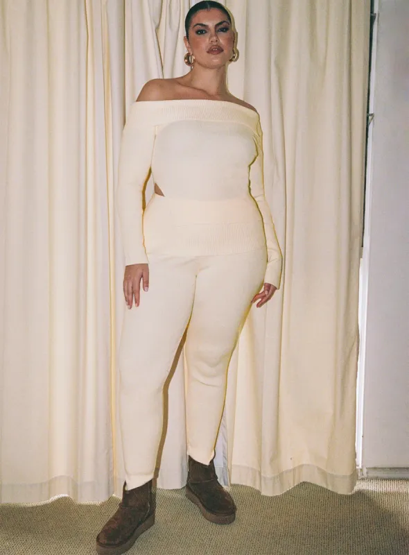 Macallan Leggings Cream Curve sold by Princess Polly