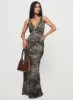 Nellie Maxi Dress Leopard sold by Princess Polly