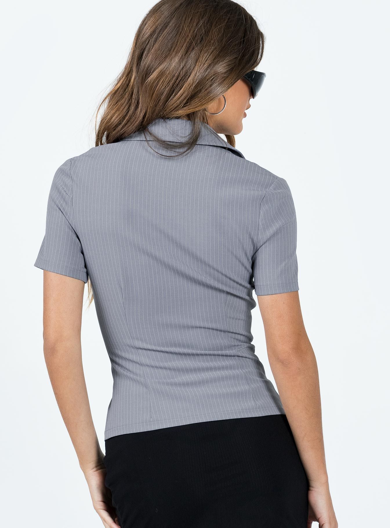 Steyer Top Grey sold by Princess Polly product image thumbnail 5
