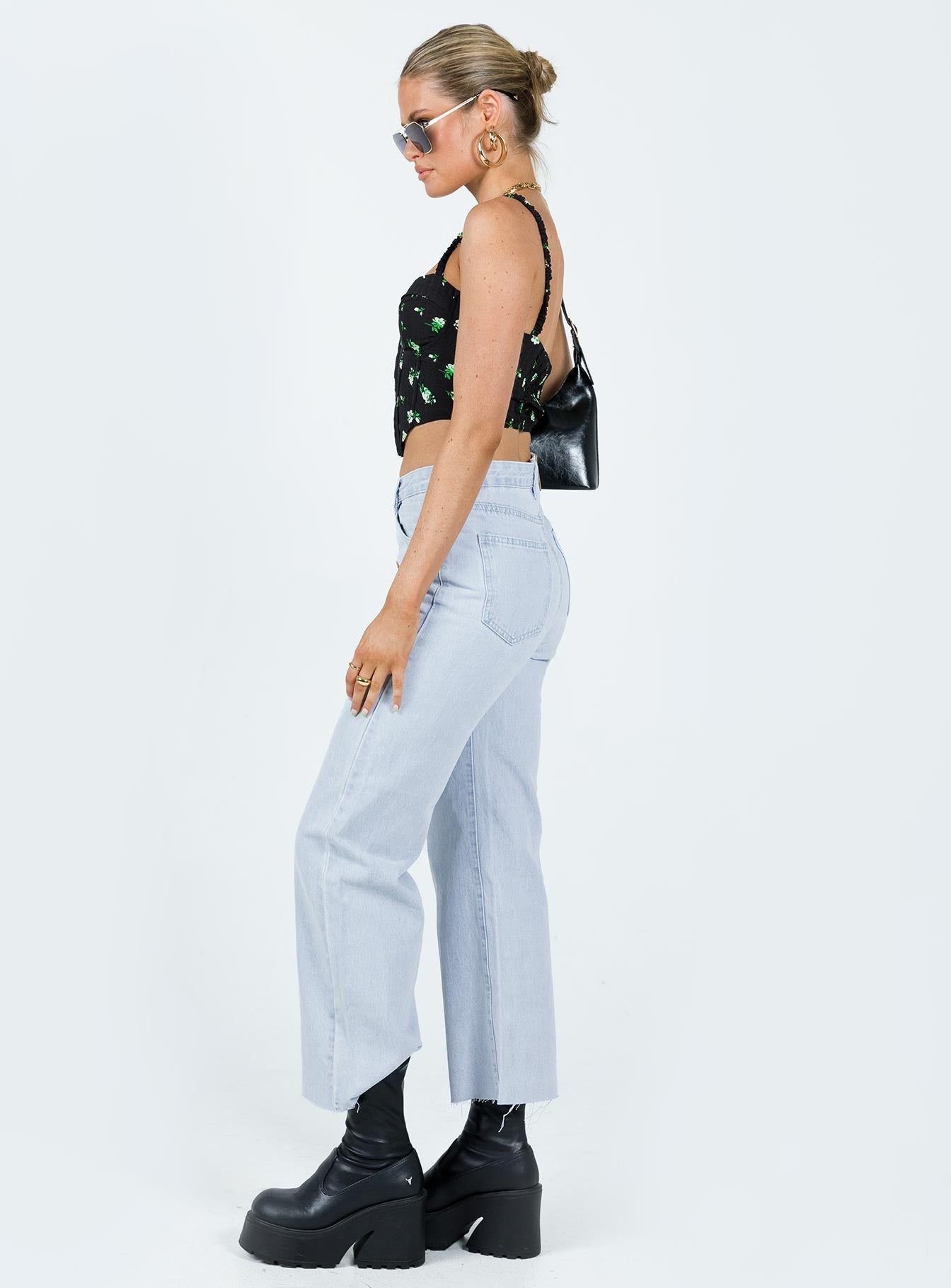 Boundless Denim Jeans Light Wash sold by Princess Polly product image thumbnail 3