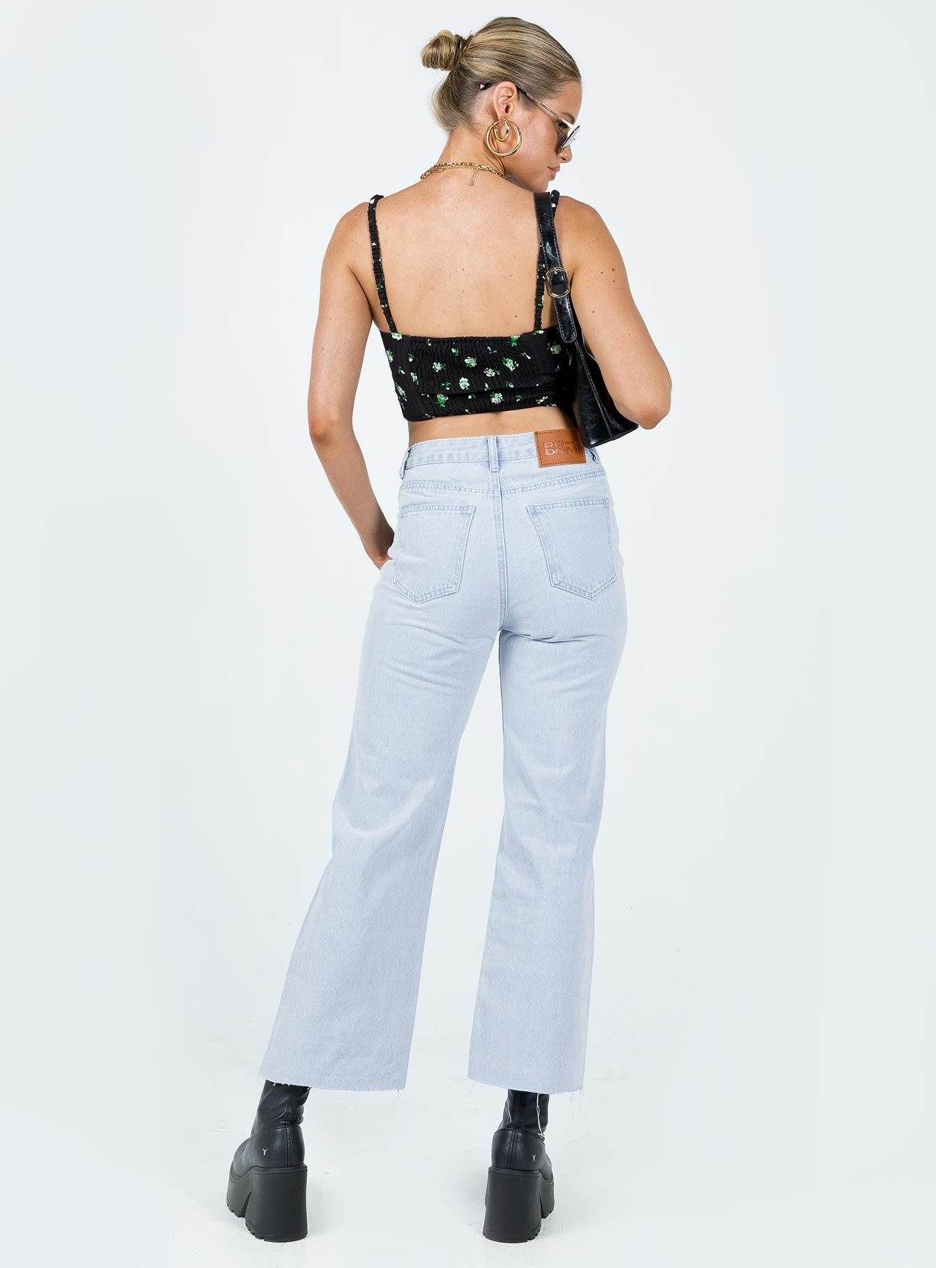 Boundless Denim Jeans Light Wash sold by Princess Polly product image thumbnail 4