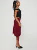 Leysa Midi Skirt Red sold by Princess Polly