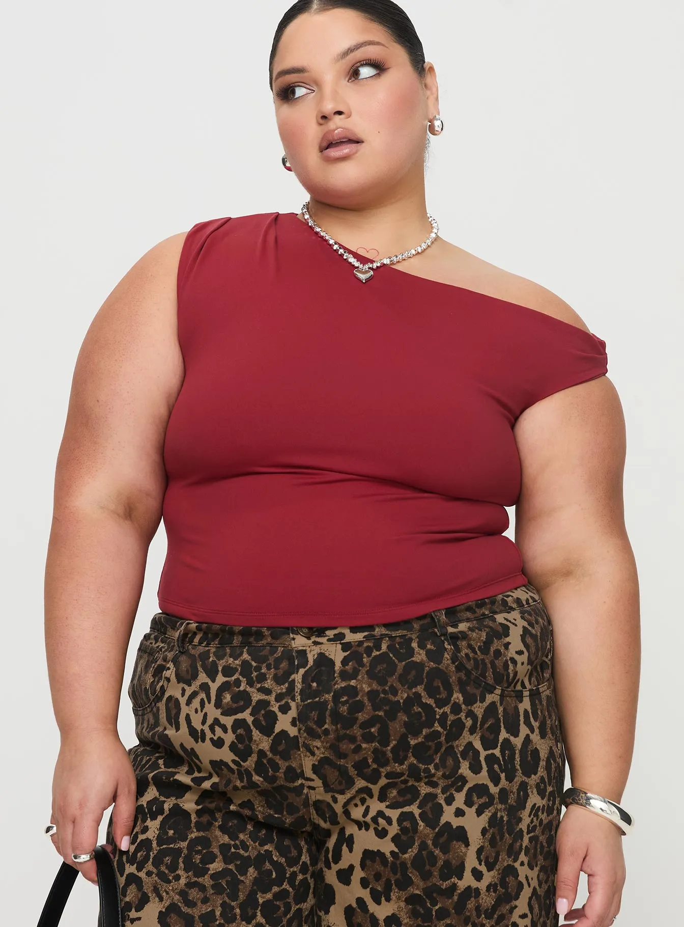 Danza Top Red Curve sold by Princess Polly