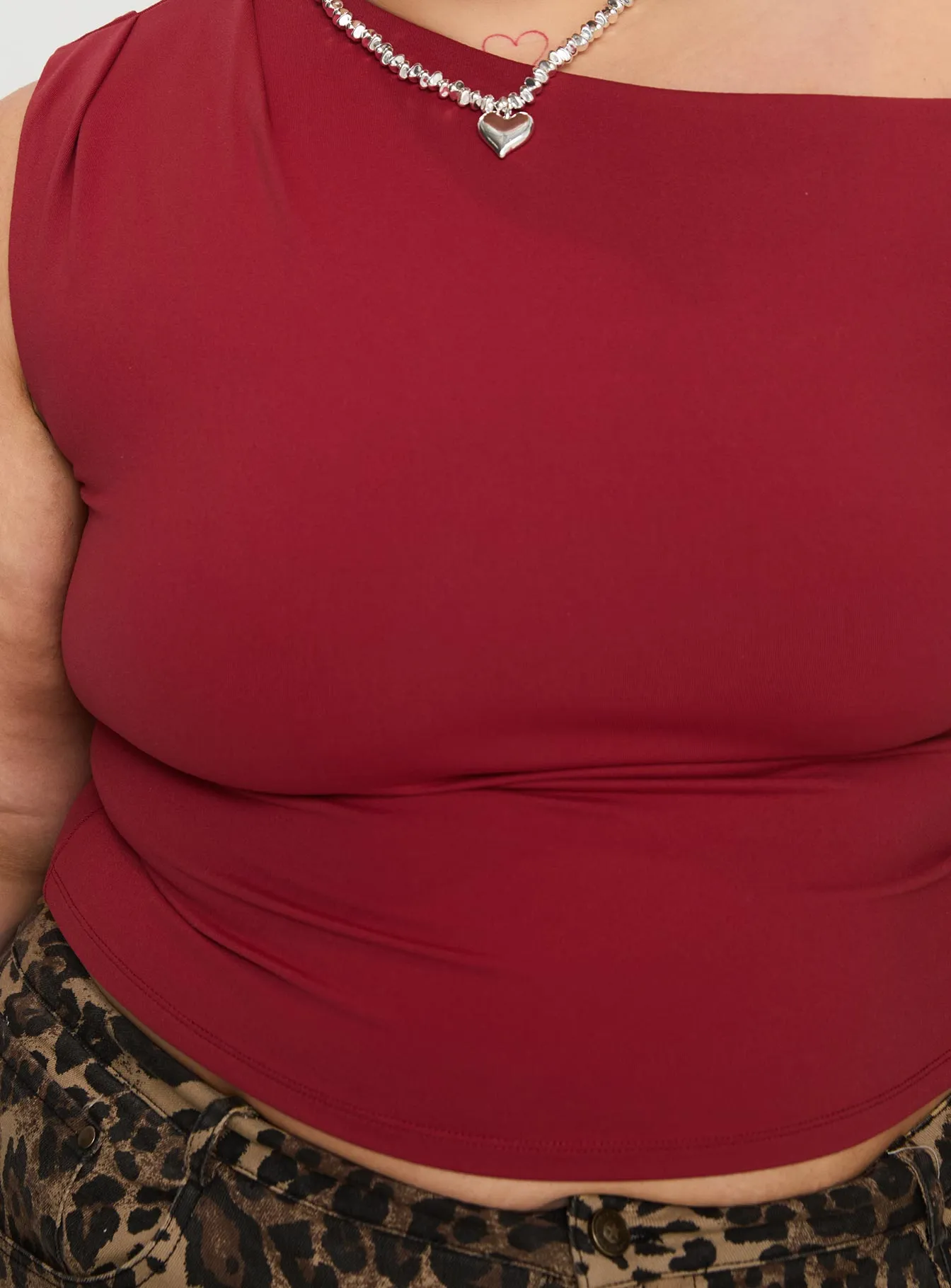 Danza Top Red Curve sold by Princess Polly product image thumbnail 5