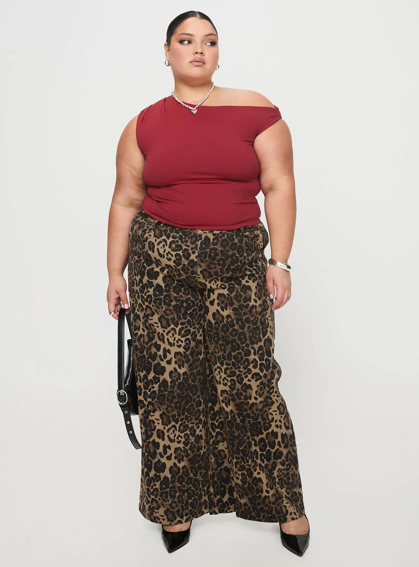 Danza Top Red Curve sold by Princess Polly product image thumbnail 2