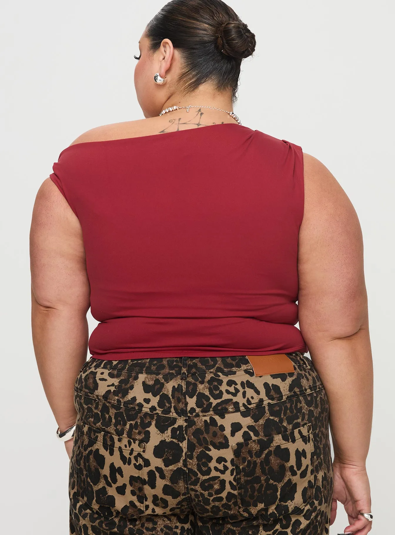 Danza Top Red Curve sold by Princess Polly product image thumbnail 4