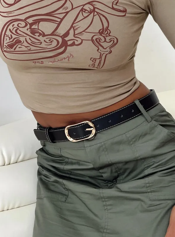 O'mealy Belt Black sold by Princess Polly