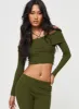 Tagula Off The Shoulder Top Green sold by Princess Polly