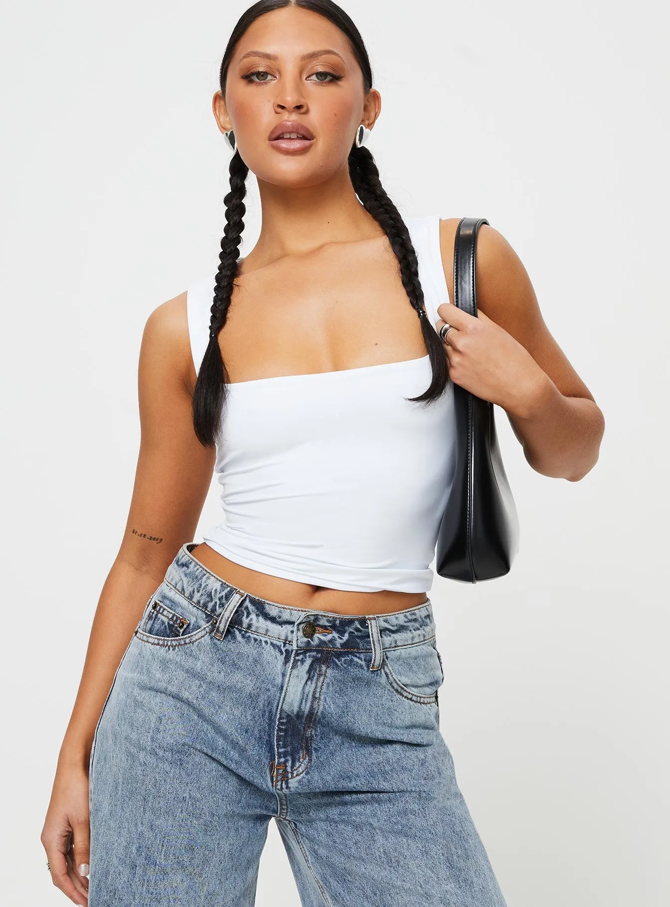 Back In Time Top White sold by Princess Polly product image thumbnail 2