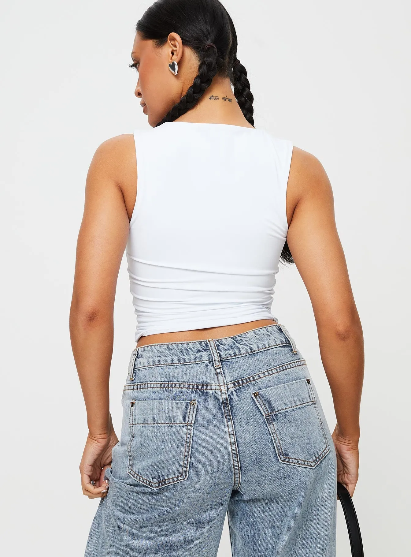 Back In Time Top White sold by Princess Polly product image thumbnail 5