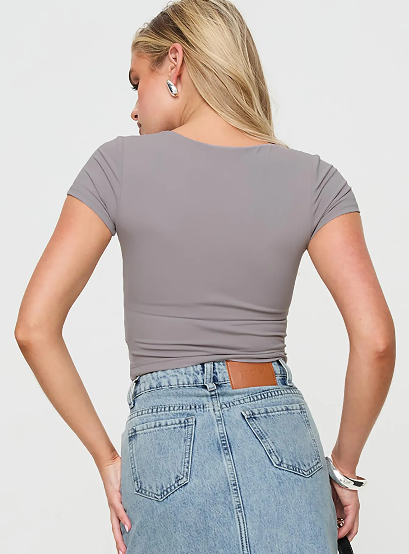 Serenie Top Grey sold by Princess Polly product image thumbnail 5