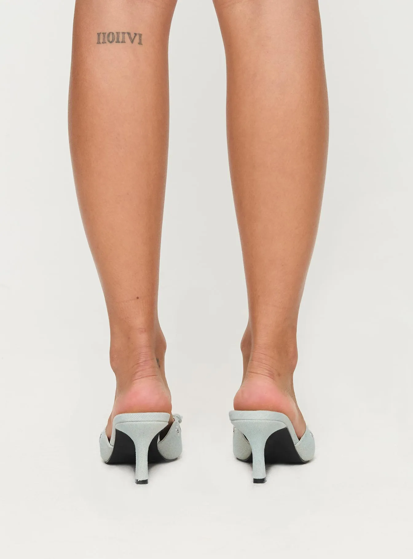 Therapy Justice Heels Denim sold by Princess Polly product image thumbnail 4