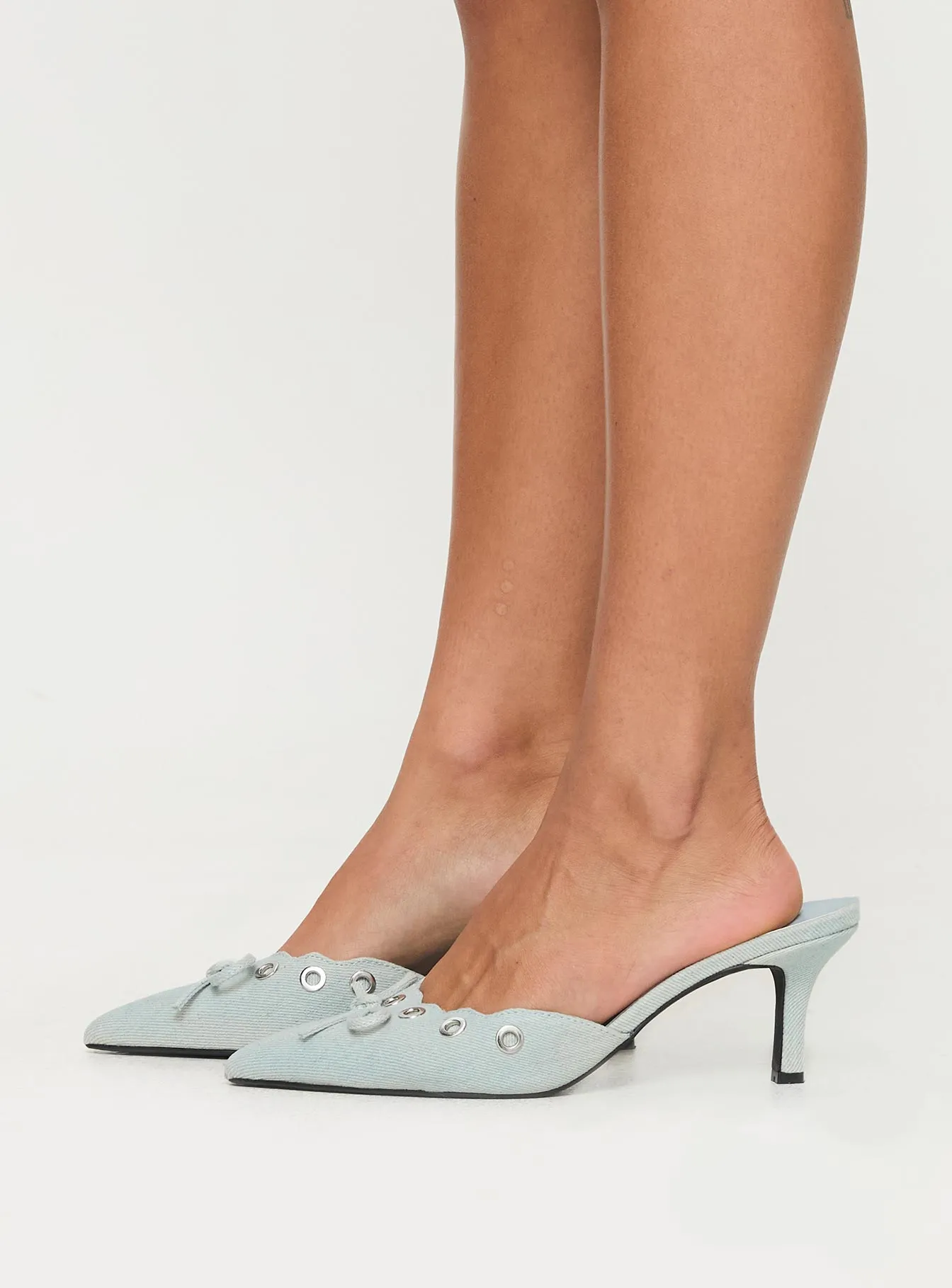 Therapy Justice Heels Denim sold by Princess Polly product image thumbnail 3