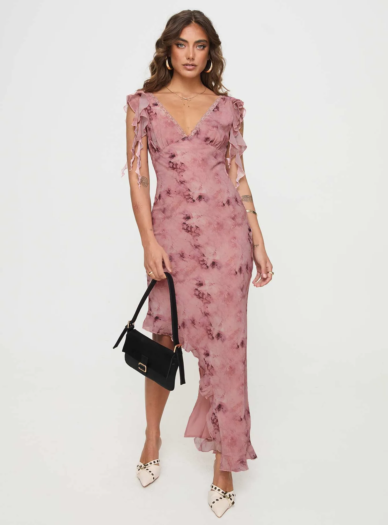 Vestige Midi Dress Pink sold by Princess Polly product image thumbnail 3