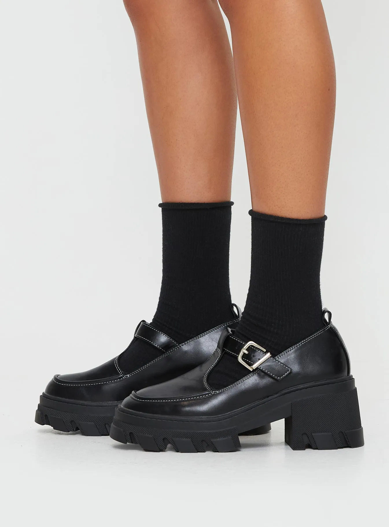 Entirely Mary Jane Heels Black sold by Princess Polly product image thumbnail 3