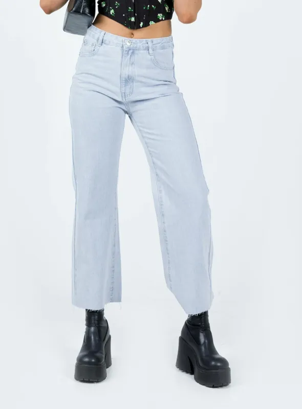 Boundless Denim Jeans Light Wash sold by Princess Polly