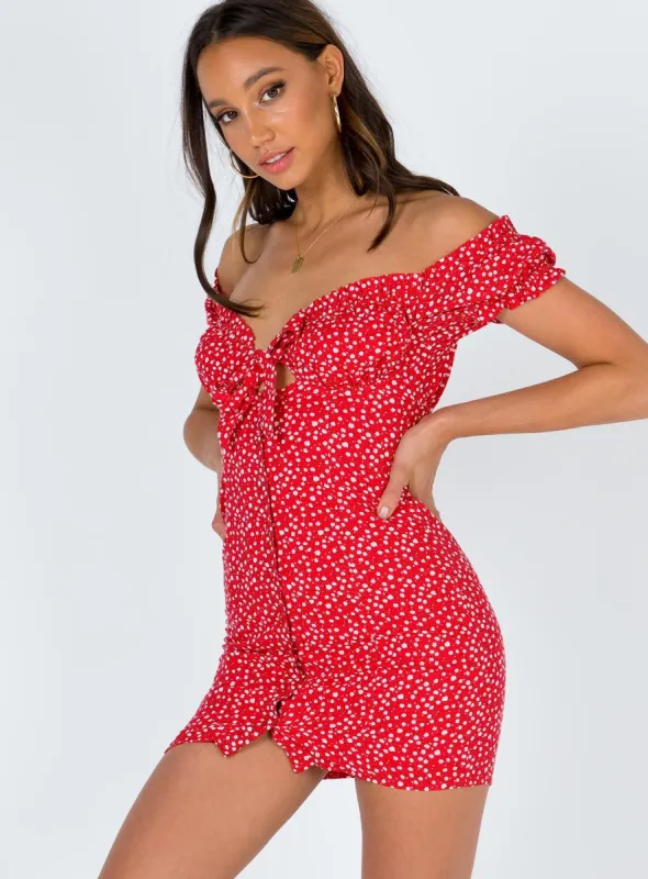 Bed Of Roses Mini Dress sold by Princess Polly