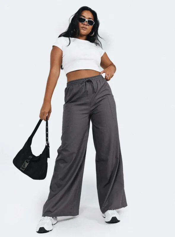 Brunie Pants Slate sold by Princess Polly