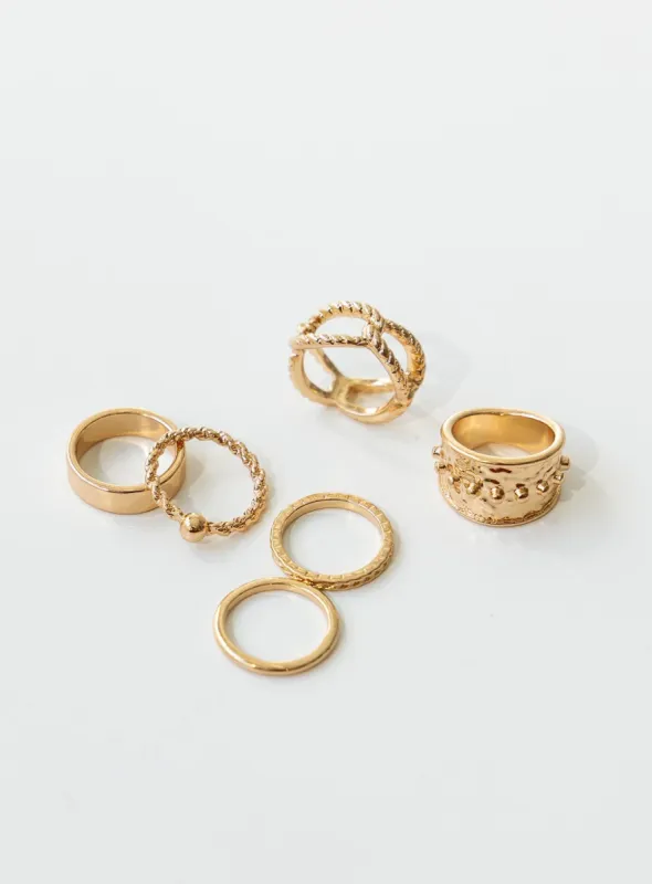 Seri Ring Pack Gold sold by Princess Polly