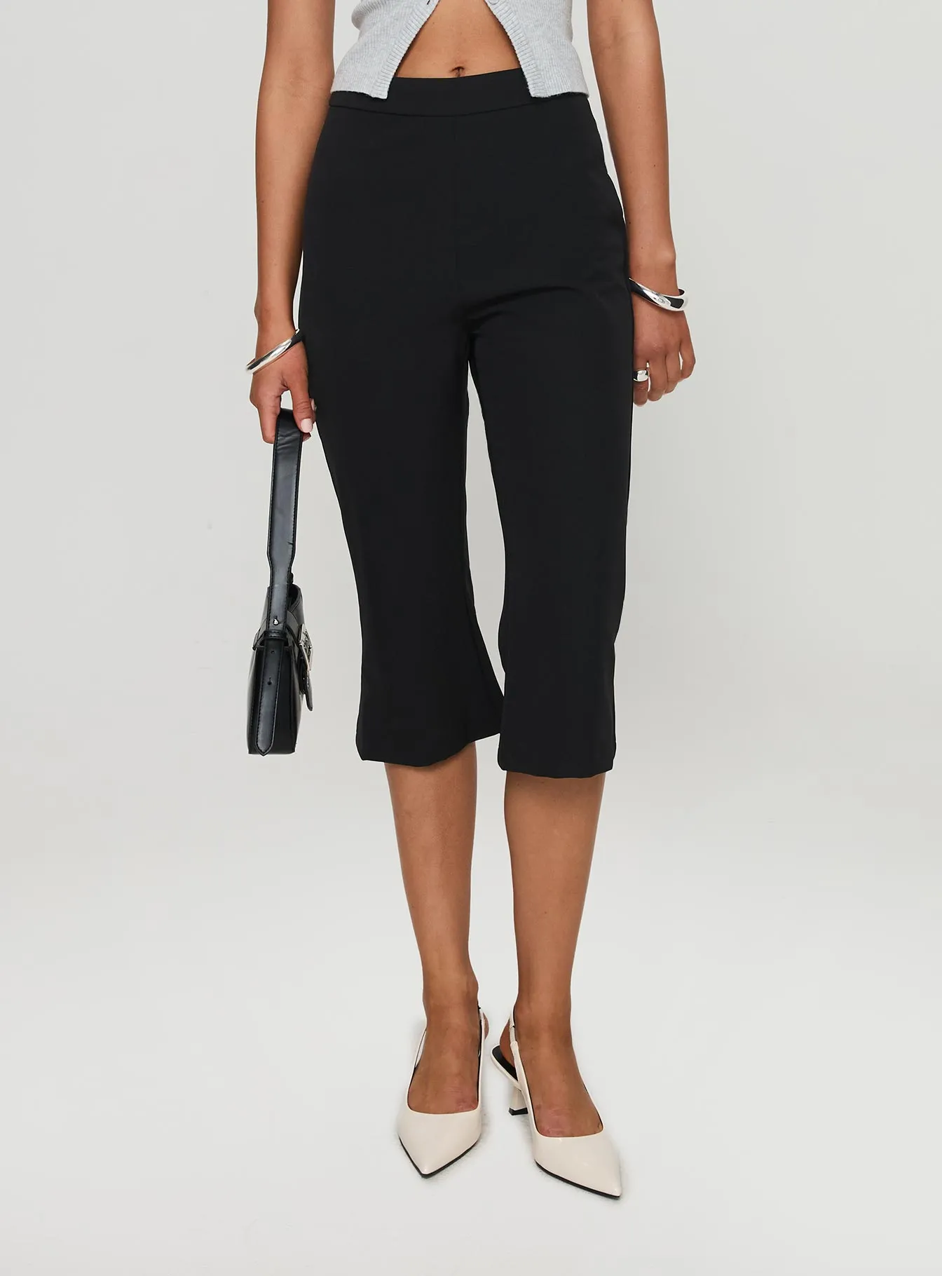 Meadowlark Capri Pants Black sold by Princess Polly product image thumbnail 2