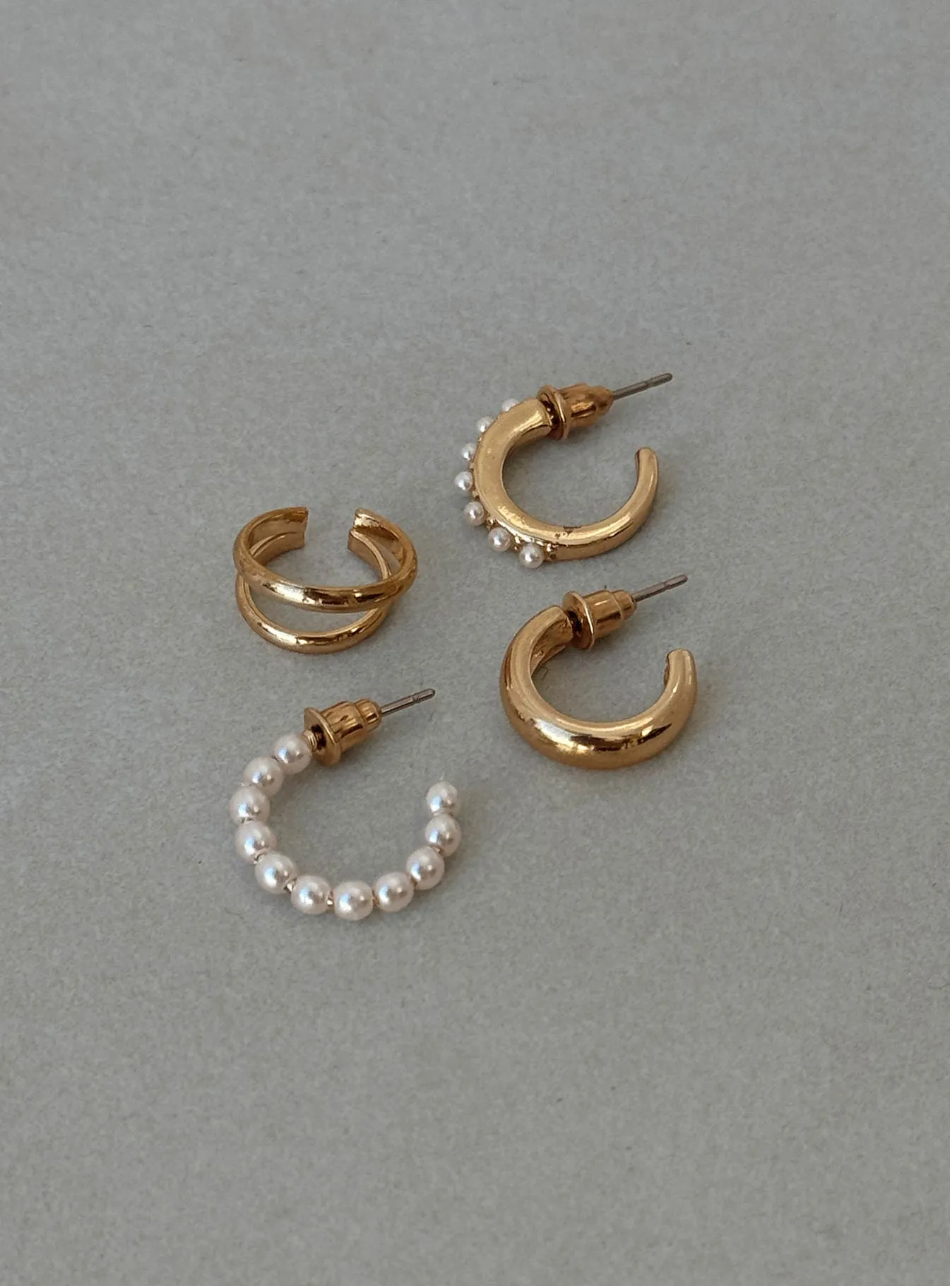 Aquaria Earring Pack Gold sold by Princess Polly