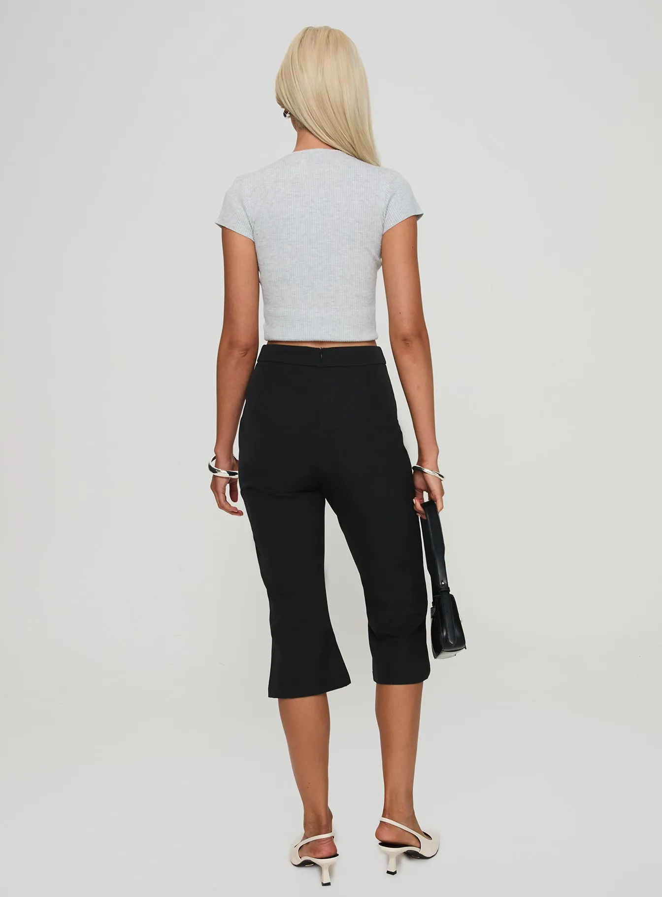 Meadowlark Capri Pants Black sold by Princess Polly product image thumbnail 5