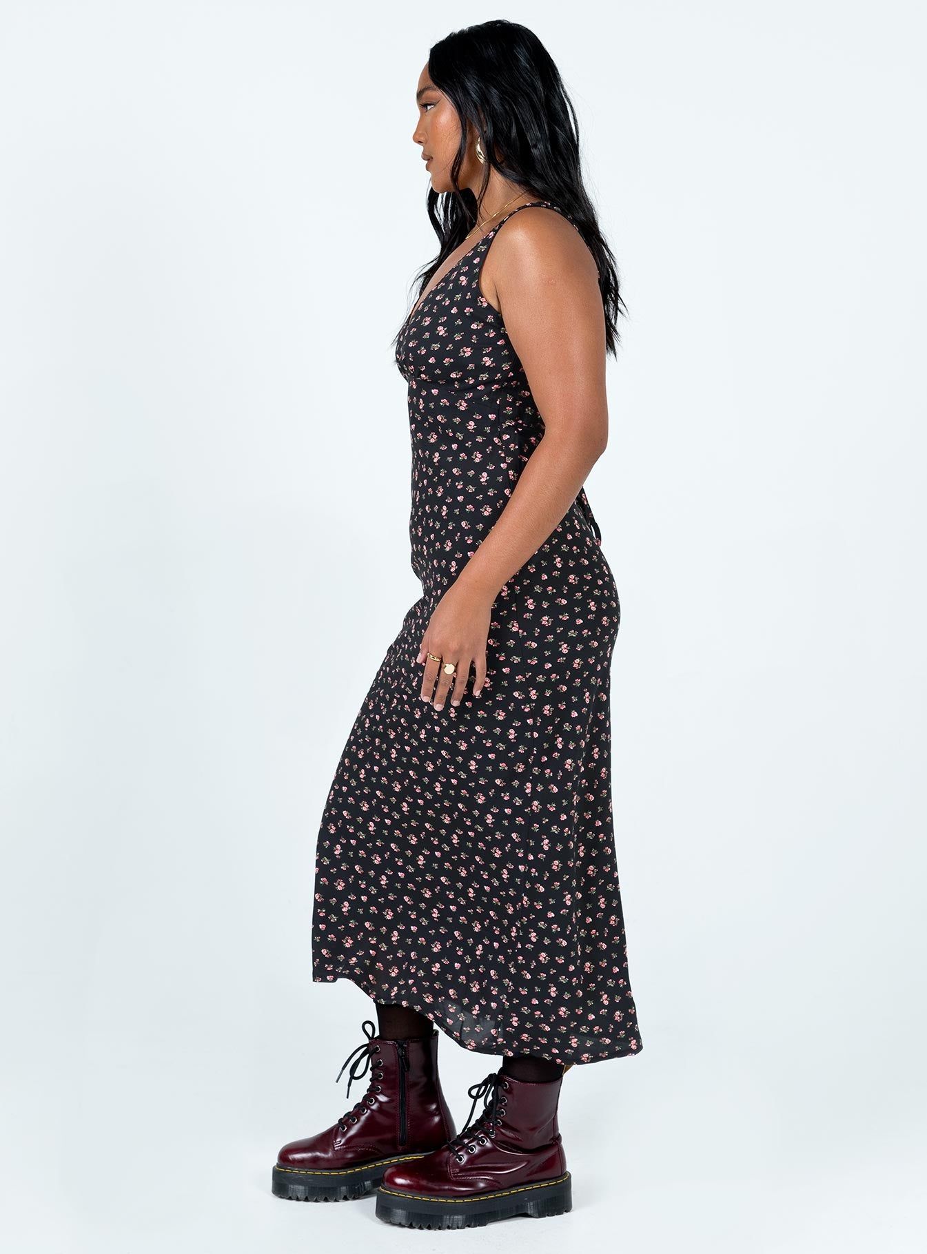 Sariah Midi Dress Black sold by Princess Polly product image thumbnail 4