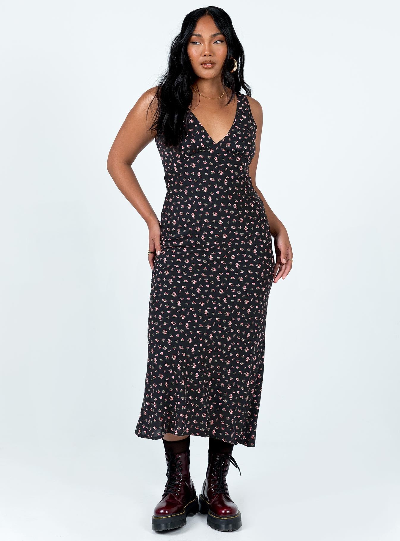 Sariah Midi Dress Black sold by Princess Polly product image thumbnail 3
