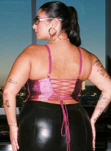 Amaroo Corset Top Pink Curve sold by Princess Polly