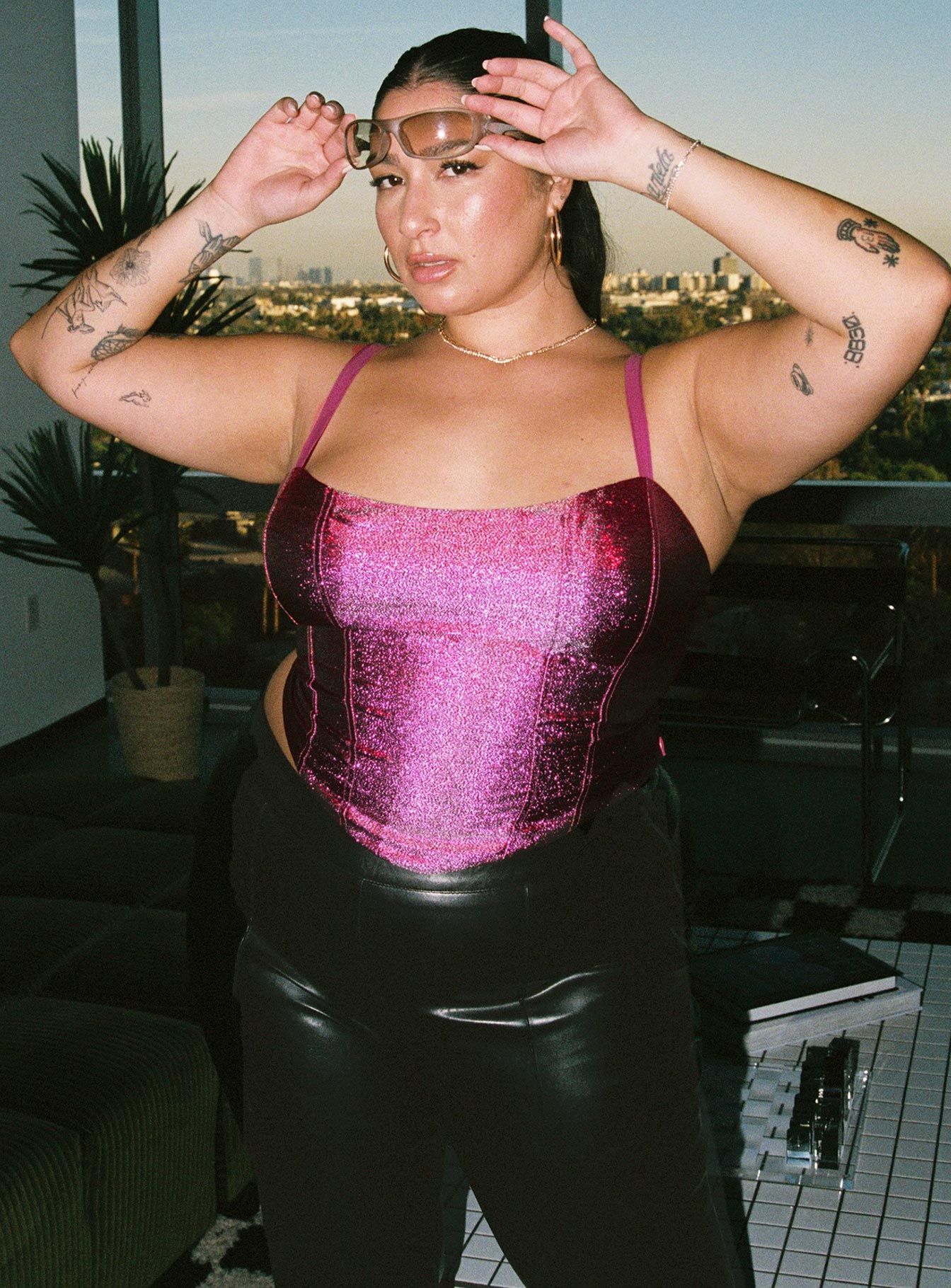 Amaroo Corset Top Pink Curve sold by Princess Polly product image thumbnail 2