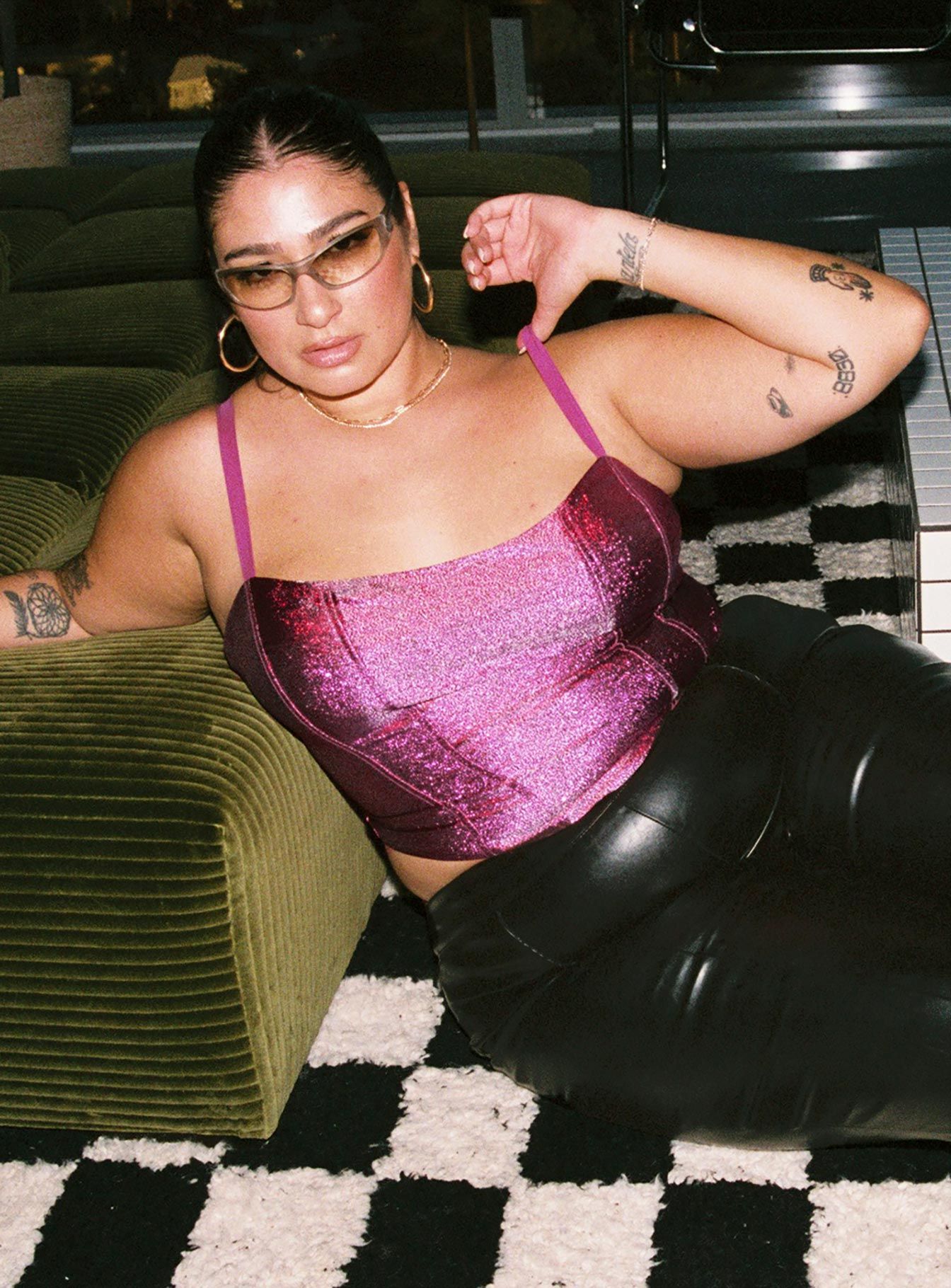 Amaroo Corset Top Pink Curve sold by Princess Polly product image thumbnail 4