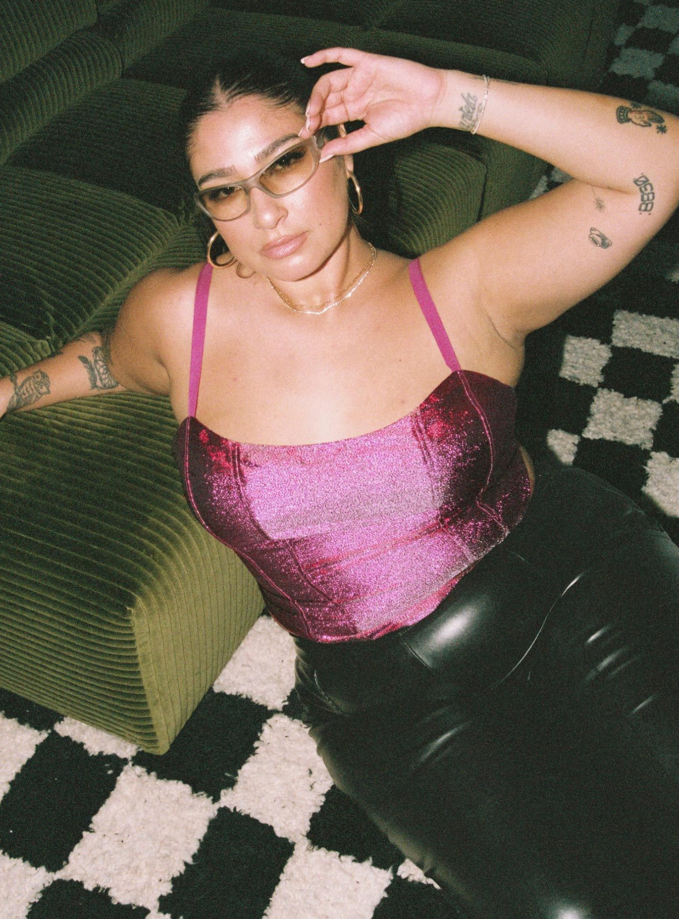 Amaroo Corset Top Pink Curve sold by Princess Polly