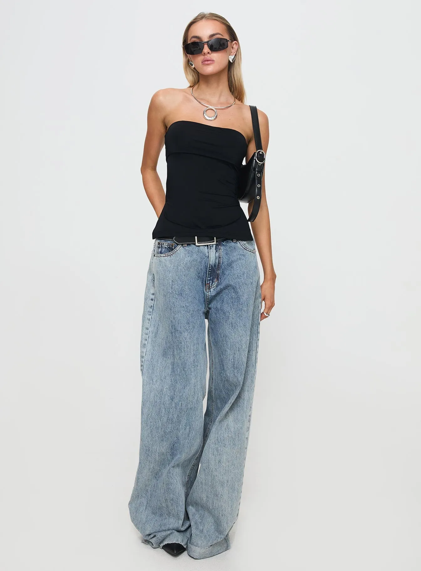 Strutter Strapless Top Black sold by Princess Polly product image thumbnail 3