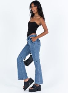Formont Jeans Mid Wash Denim sold by Princess Polly