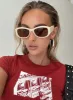 Maddan Sunglasses Cream sold by Princess Polly