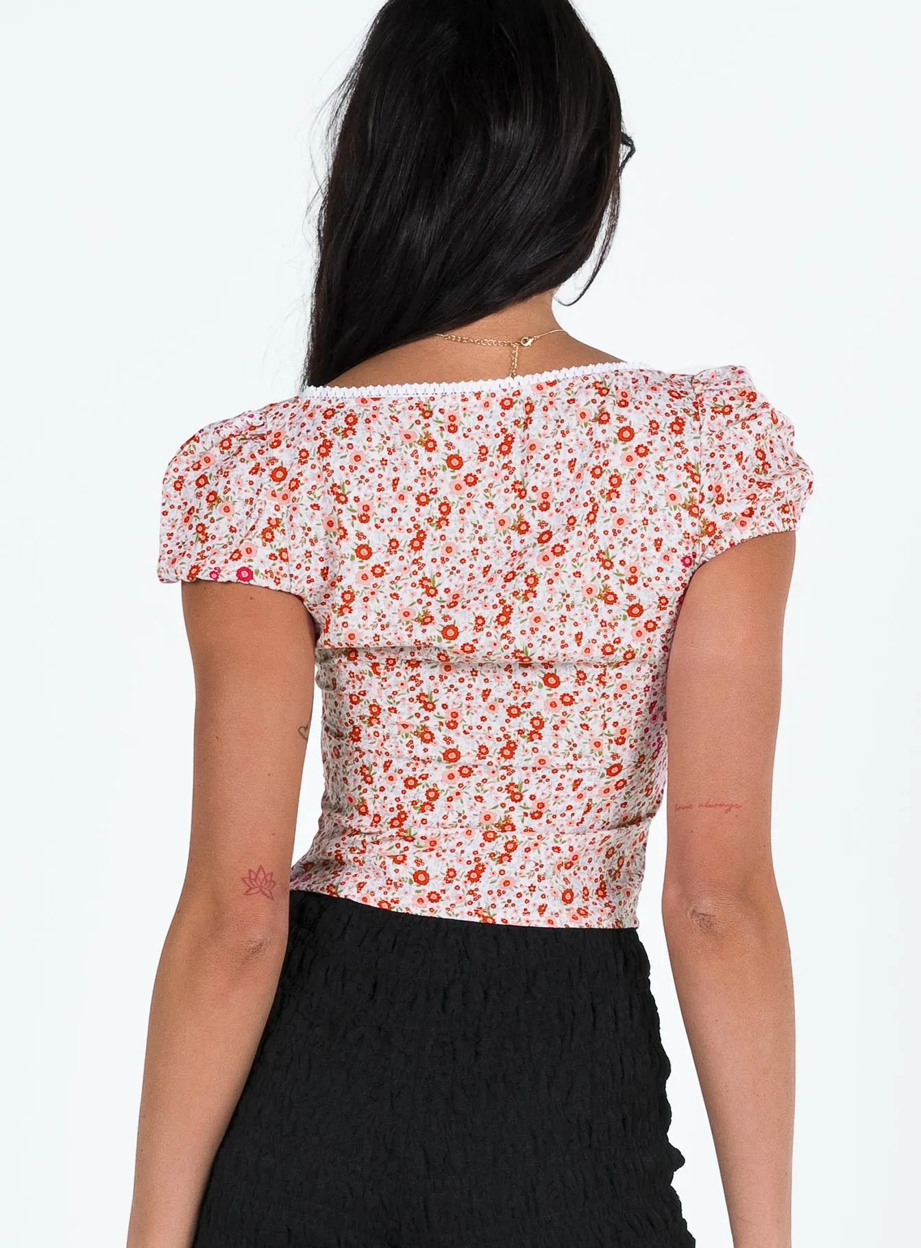 Laz Top Floral Blush sold by Princess Polly product image thumbnail 5