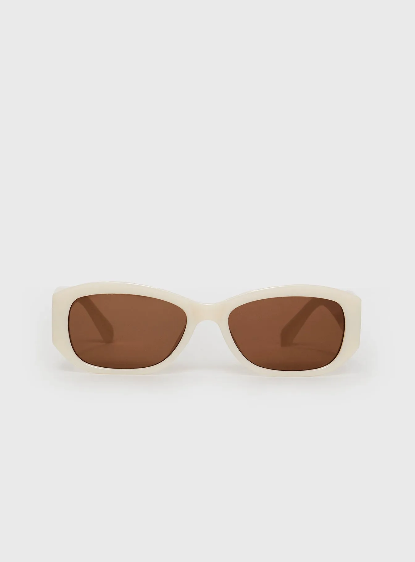 Maddan Sunglasses Cream sold by Princess Polly product image thumbnail 2